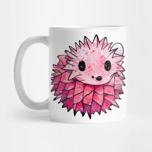 Pink fuschia hedgehog Mug